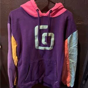 Men’s Karl Jacobs Colorful Hoodie Pullover Size XL